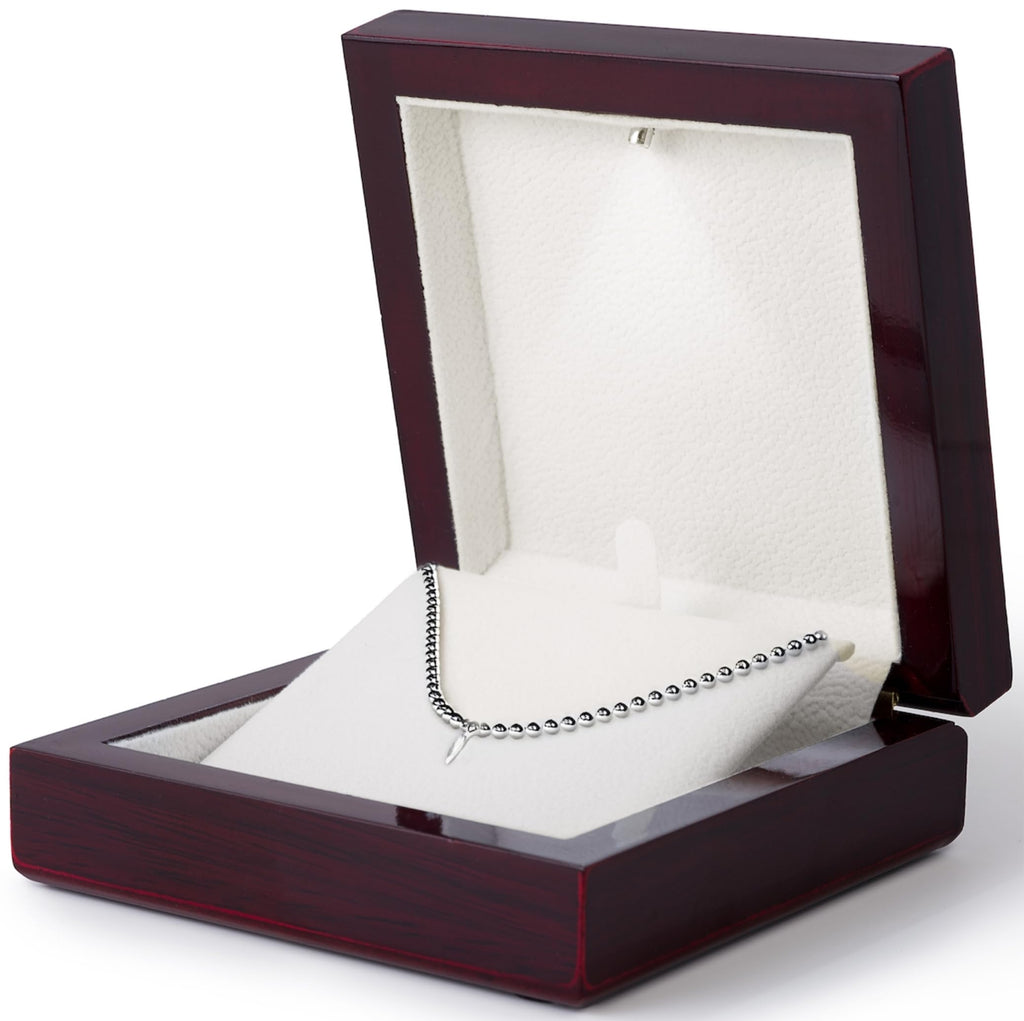Light Wood Box (with Necklace & Card)