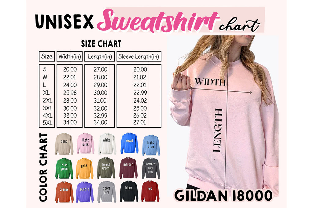 Sweatshirt Gildan 18000